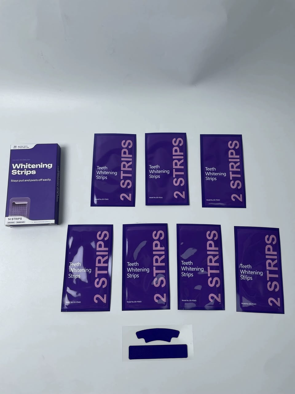 Bandes blanchissantes violettes