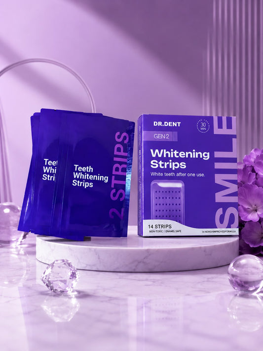 Bandes blanchissantes violettes